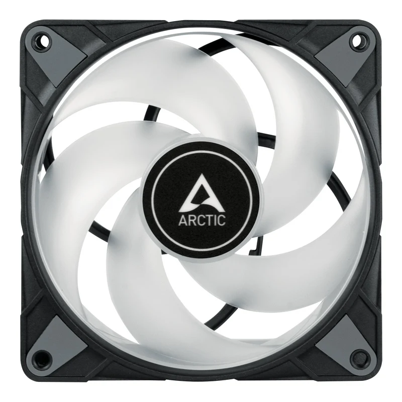 Arctic P12 PWM PST RGB 0dB Semi-Passive 120mm Single Fan with Analogue RGB (Black) (ACFAN00186A)