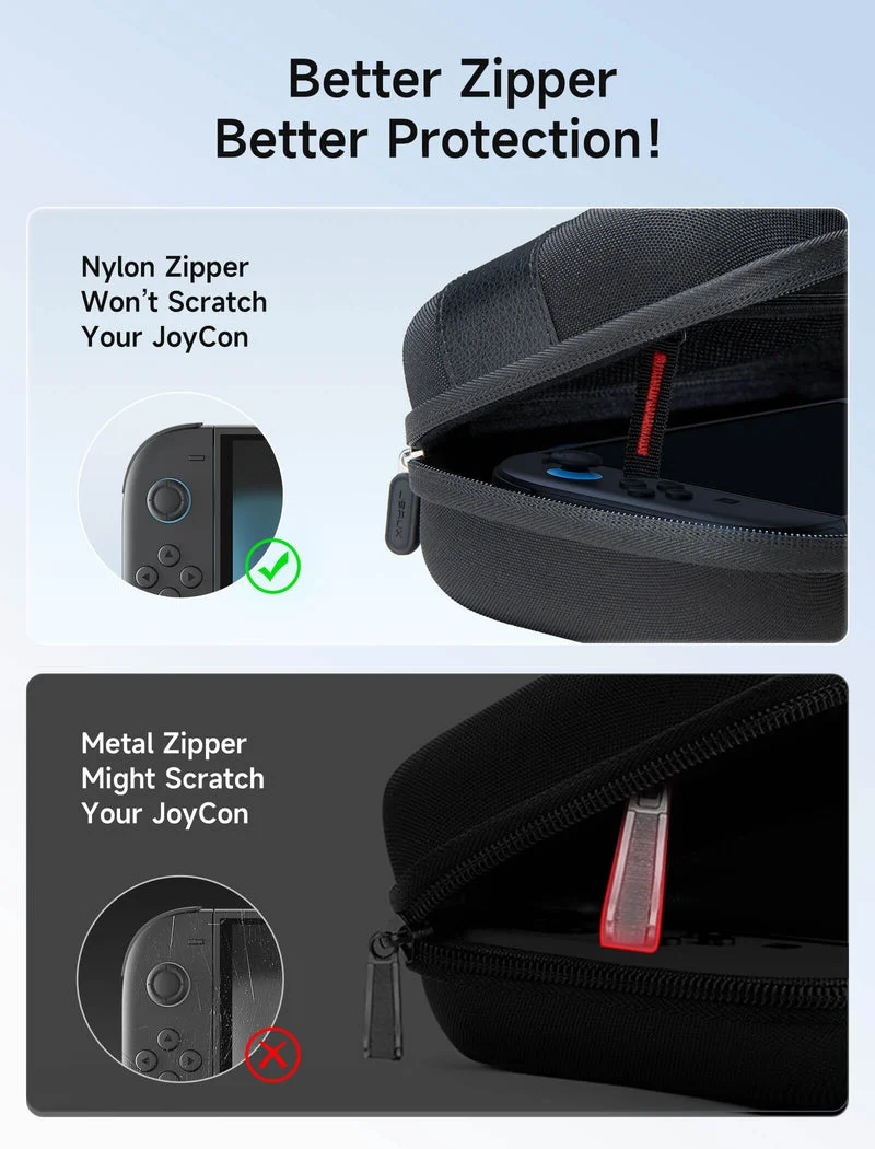 JSAUX Mega Carry Travel Case for Nintendo Switch 2 (Black) (BG0122)
