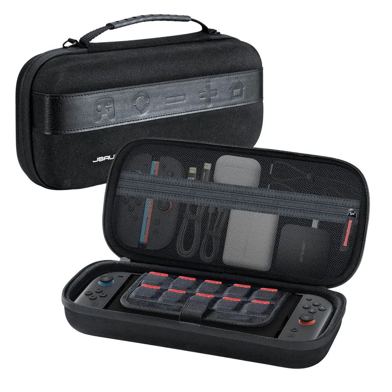 JSAUX Mega Carry Travel Case for Nintendo Switch 2 (Black) (BG0122)