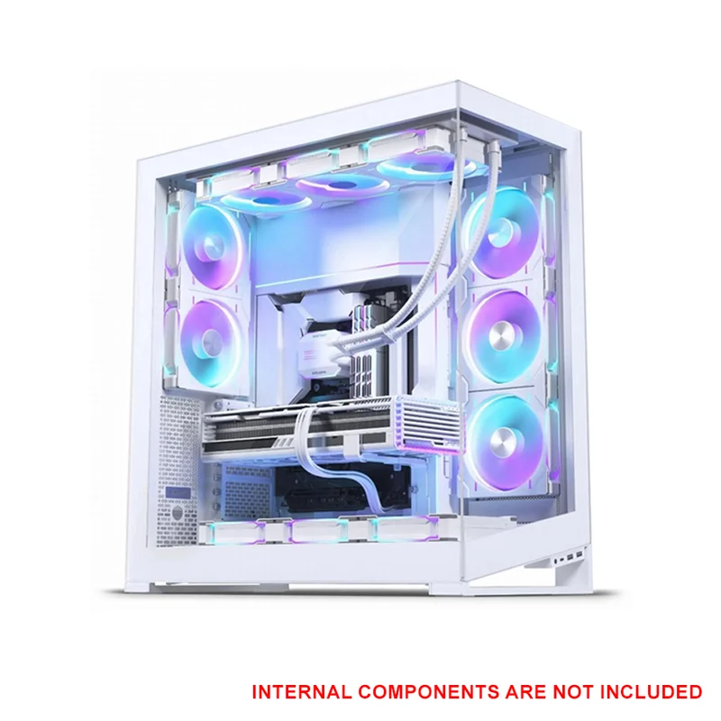 Phanteks NV9 MKII Tempered Glass DRGB Full Tower PC Case (Satin Black, Matte White)