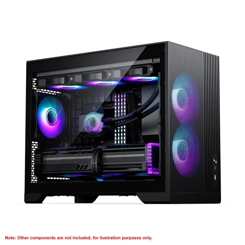 Phanteks XT M3 Tempered Glass Window Compact mATX Gaming Case (Black, White)