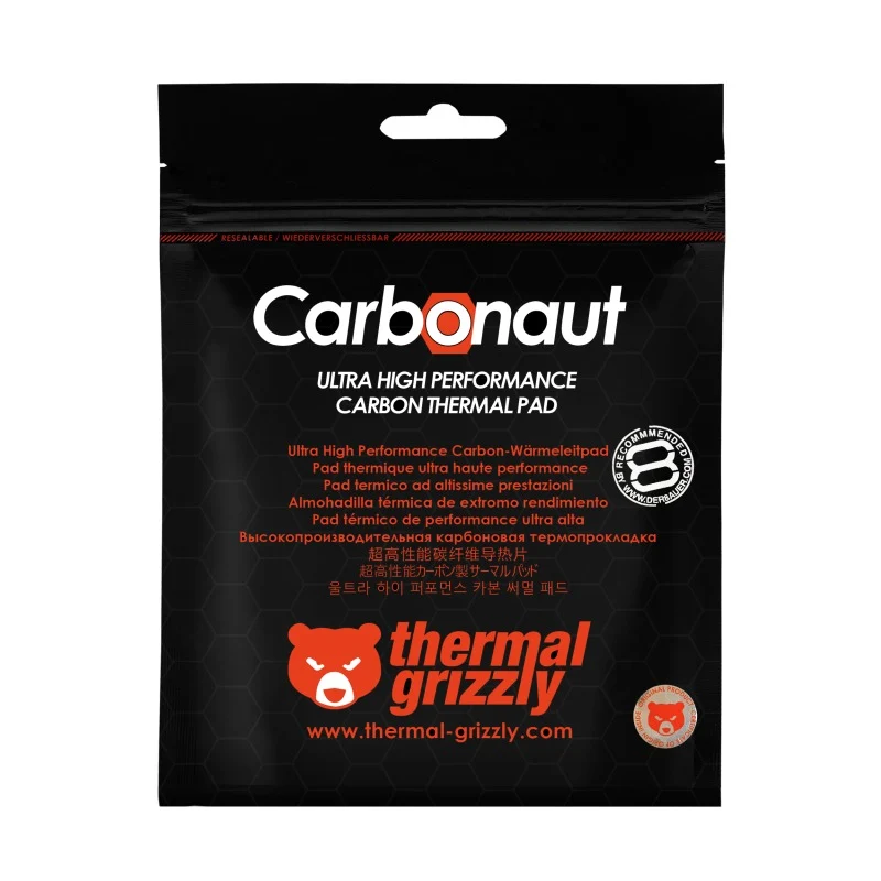 Thermal Grizzly Carbonaut Ultra High Performance Carbon Thermal Pad 31x25x.02mm (TG-CA-31-25-02-R)