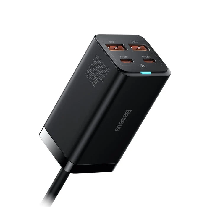 Baseus GaN3 Pro Desktop Fast Charger 2U+2C 100W (Black) (CCGP000101)