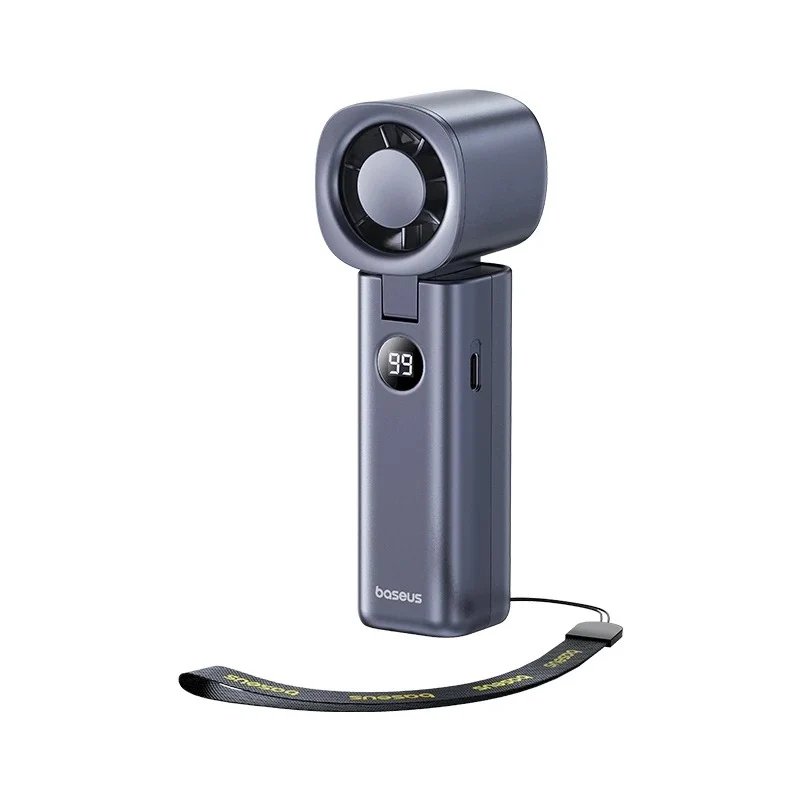 Baseus GoTrip DT1 High-Speed Foldable Handheld Fan (Space Grey) (C10272301813-00)