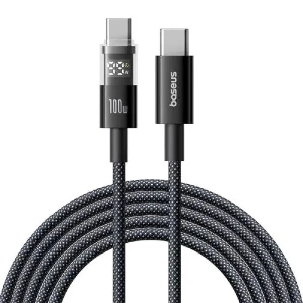 Baseus Display II Fast Charging Data Cable USB-C to USB-C 100W 2M (Cosmic Black) (P10382702121-01)