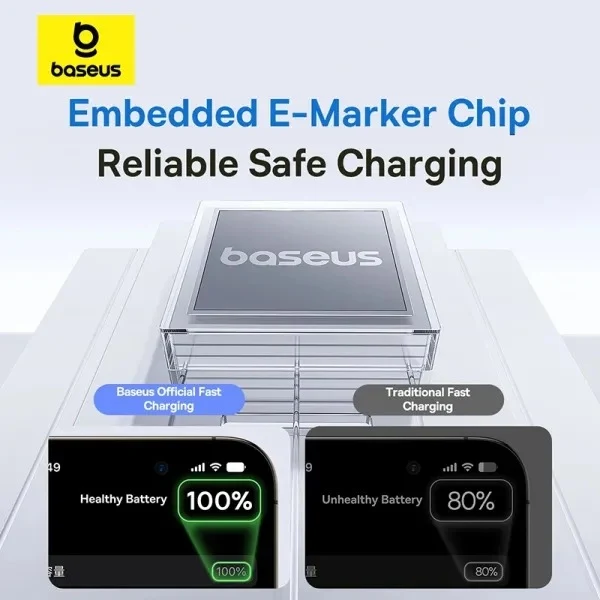 Baseus Display II Fast Charging Data Cable USB-C to USB-C 100W 2M (Cosmic Black) (P10382702121-01)