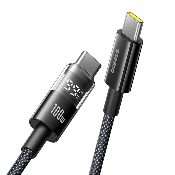 Baseus Display II Fast Charging Data Cable USB-C to USB-C 100W 2M (Cosmic Black) (P10382702121-01)