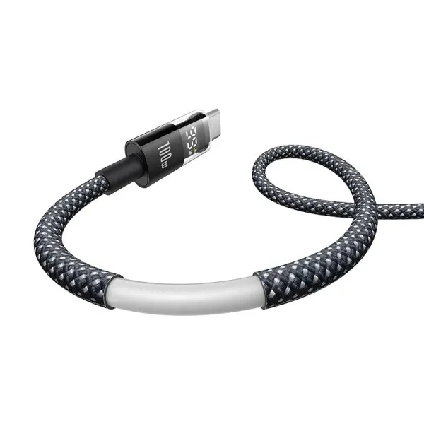 Baseus Display II Fast Charging Data Cable USB-C to USB-C 100W 2M (Cosmic Black) (P10382702121-01)
