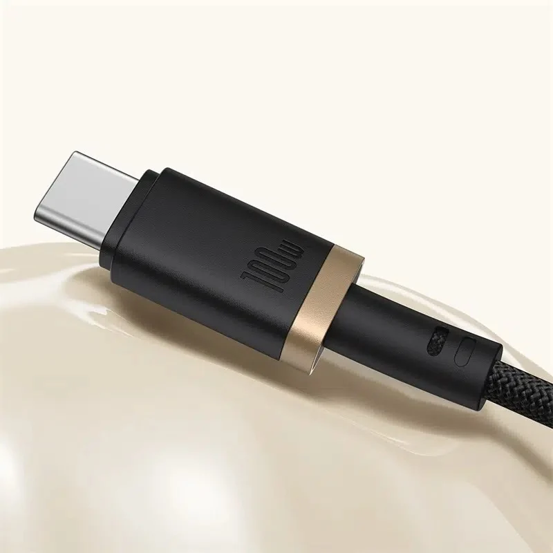 Baseus Dura Series Fast Charging Cable USB-C to USB-C 100W 2M (Gold/Black) (P10377803U01-02)