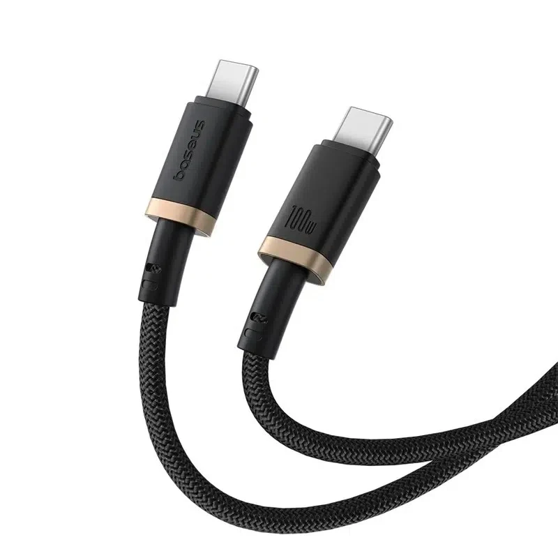 Baseus Dura Series Fast Charging Cable USB-C to USB-C 100W 2M (Gold/Black) (P10377803U01-02)