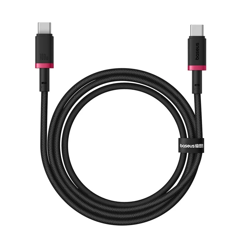 Baseus Dura Series Fast Charging Cable USB-C to USB-C 100W 1M (Red/Black) (P10377803U01-01)