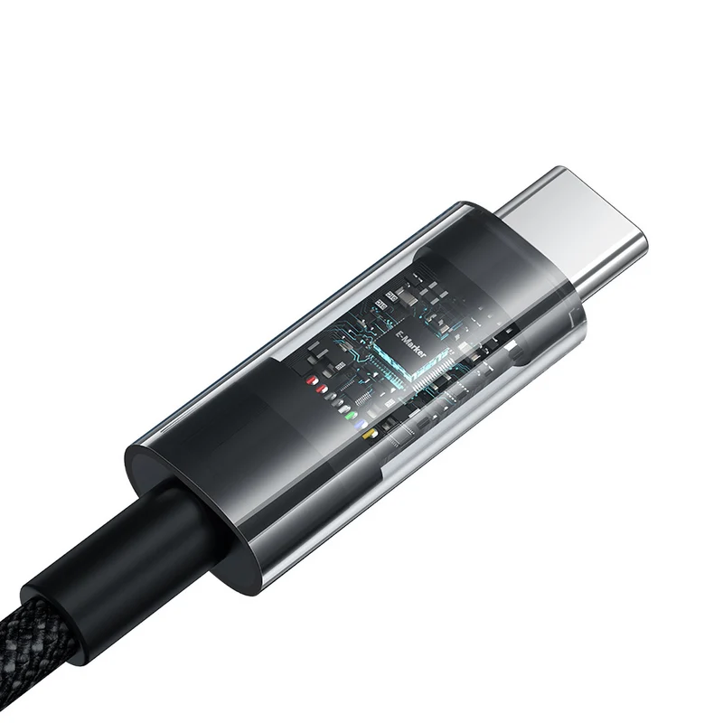 Baseus Gem Fast-Charging Data Cable USB-C to USB-C 100W 2M (Cluster Black) (P10373000111-01)