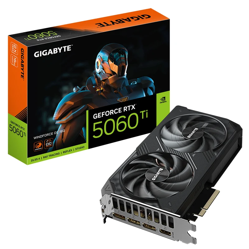 Gigabyte GeForce RTX 5060 Ti Windforce 16GB GDDR7 Graphics Card