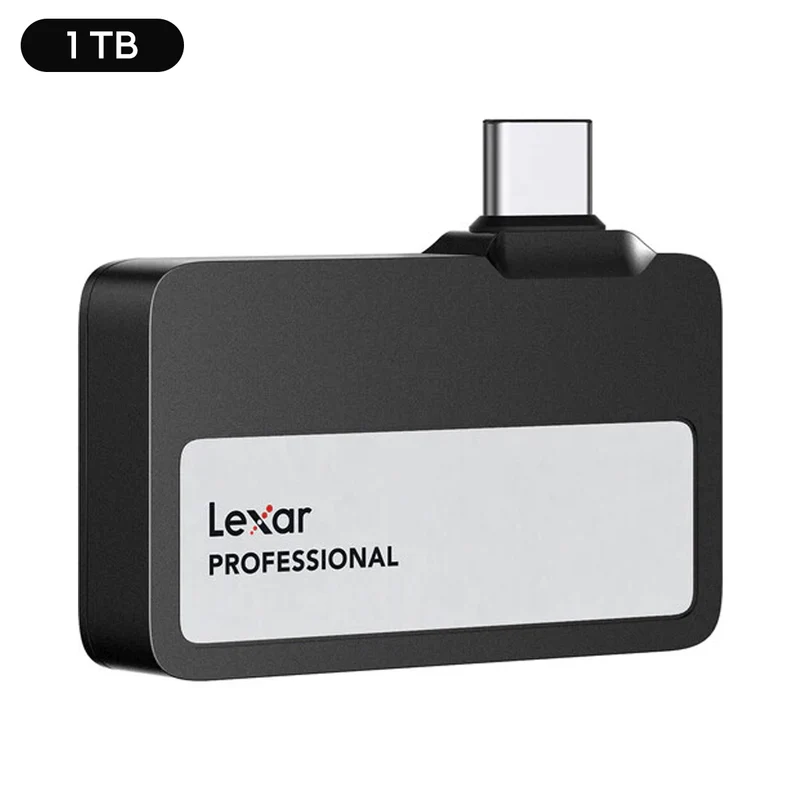 Lexar SL400 Professional Go USB 3.2 Gen 2 1050MB/s Read Type-C Portable SSD (Black) (1TB, 2TB)