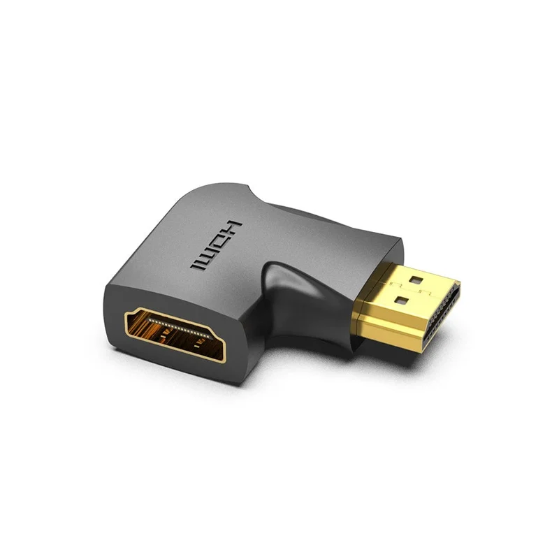 Vention HDMI 90 Degree Male to Female Adapter (Black) (AIOB0)