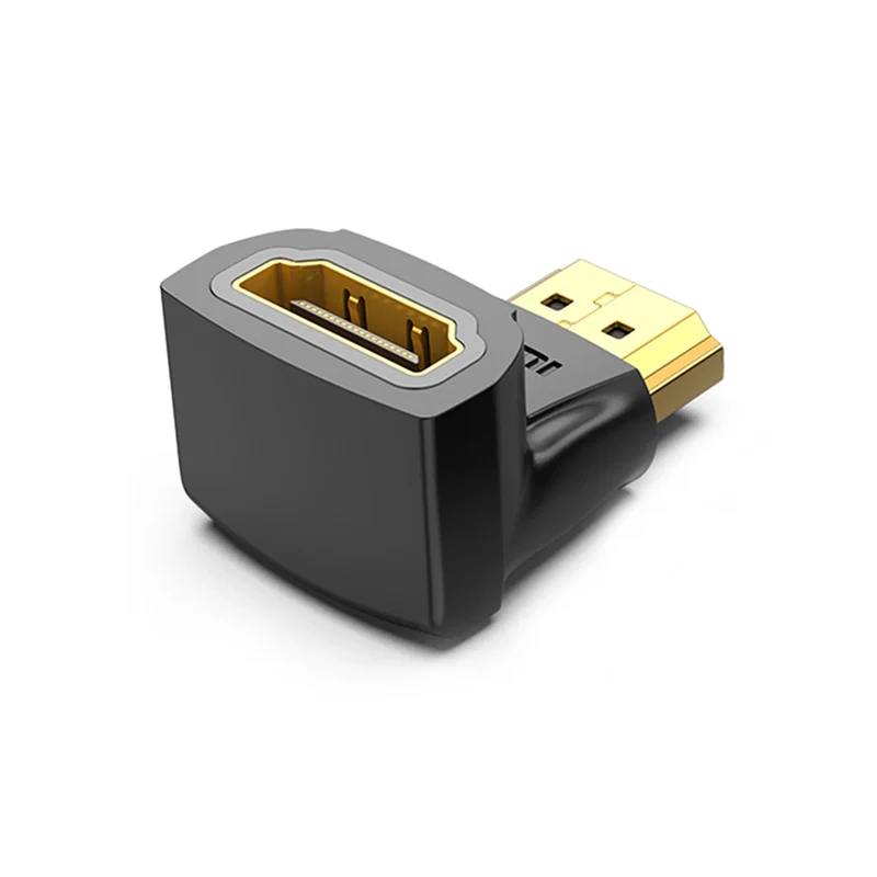 Vention HDMI 90 Degree Male to Female Adapter (Black) (AIOB0)