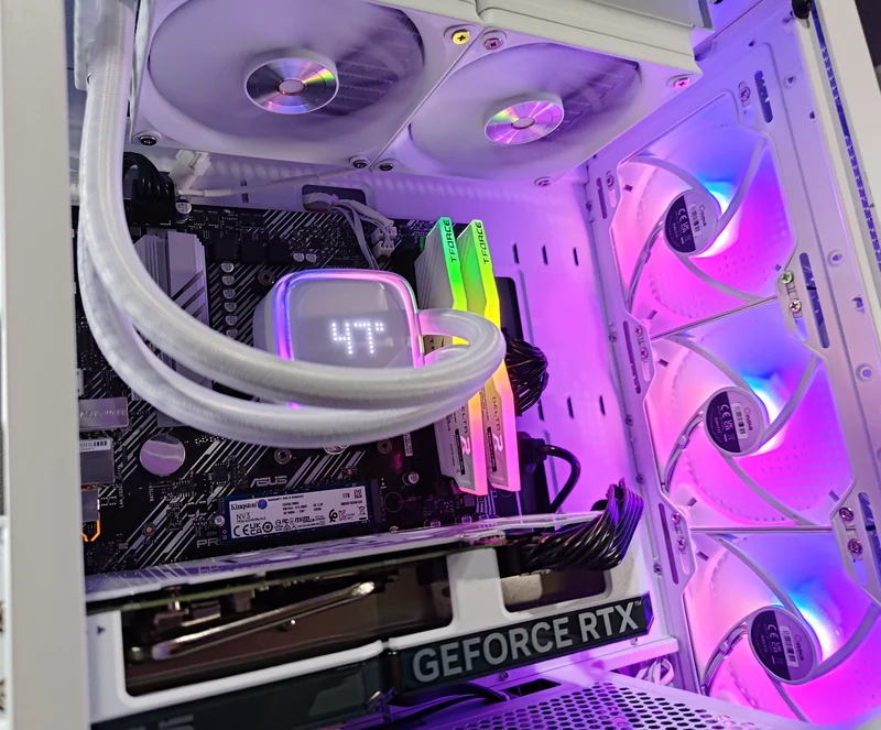 Sigma Gamma C50 White Desktop Gaming PC | AMD Ryzen 5 5600GT | 32GB RAM | 1TB SSD | RTX 4060 Ti | Windows 11 Pro