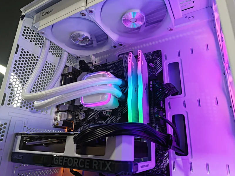 Sigma Gamma C50 White Desktop Gaming PC | AMD Ryzen 5 5600GT | 32GB RAM | 1TB SSD | RTX 4060 Ti | Windows 11 Pro