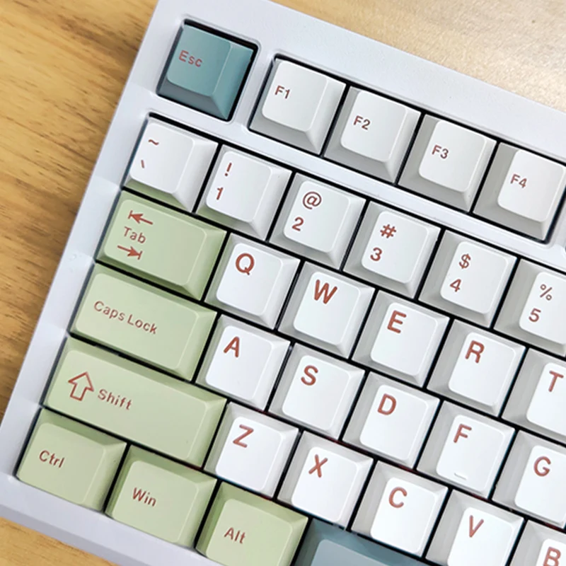 Ajazz QS87 Max RGB Tri-Mode 87-Keys Aluminum CNC Case Hot-Swappable Mechanical Keyboard (Cyan/White/Blue) (Flame Red V2 Switch)