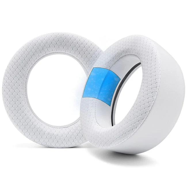 Wicked Cushions WC FreeZe Pulse Elite - Cooling Gel Earpads For PlayStation Pulse Elite Headset (Black, White, 90s Black, Cyan Prism, Geo Grey) (Pulse-Elite-FR-B, Pulse-Elite-FR-W, Pulse-Elite-FR-90B, (Pulse-Elite-FR-CP, Pulse-Elite-FR-GG)