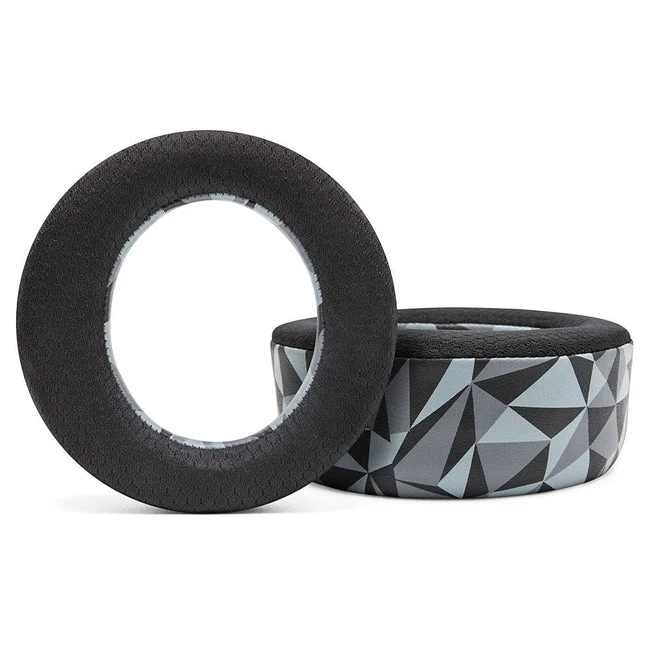 Wicked Cushions WC FreeZe Pulse Elite - Cooling Gel Earpads For PlayStation Pulse Elite Headset (Black, White, 90s Black, Cyan Prism, Geo Grey) (Pulse-Elite-FR-B, Pulse-Elite-FR-W, Pulse-Elite-FR-90B, (Pulse-Elite-FR-CP, Pulse-Elite-FR-GG)