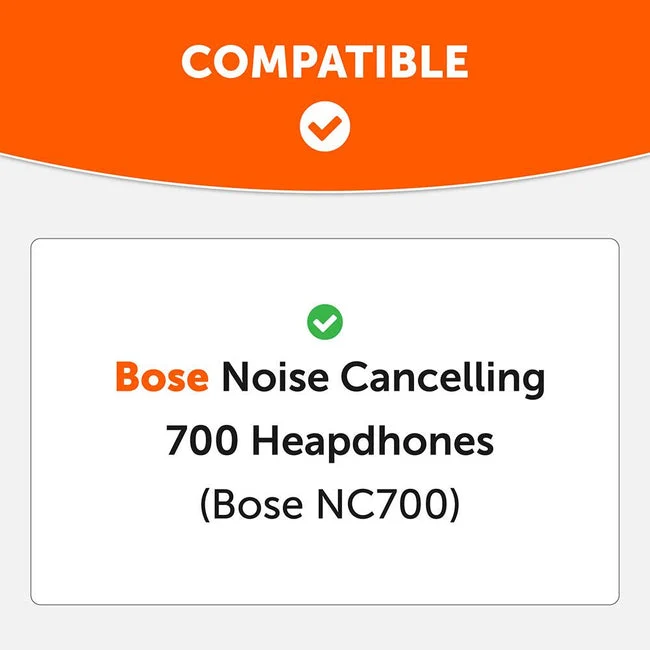 Wicked Cushions Bose NC 700 Replacement Ear Pads (Black, White, Silver, Black Camo, Geo Grey, 90s White, 90s Black, Snow Camo) (AT-NQV8-3AQB, CB-ME3S-08KU, 4G-V4VN-Z07A, GR-4PIU-HJO4, N7-KRI5-74F6, Bose700-90W, Bose700-90B, BOSE700-SC)
