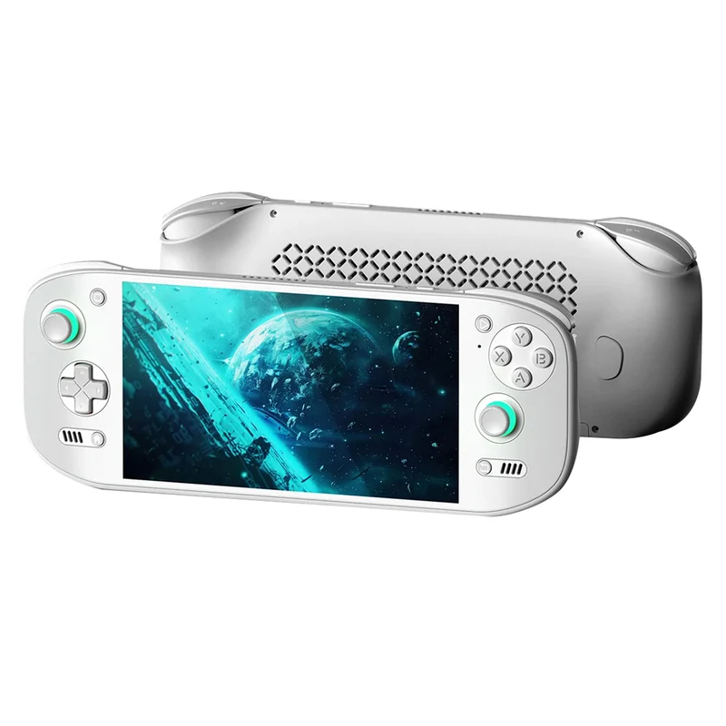 AYN Odin 2 Portal Pro Snapdragon 8gen2 Processor 7" 1080P 120Hz OLED 3D Curved Touch Screen 12GB RAM + 512GB SSD Android 13 Handheld Gaming Console (White)