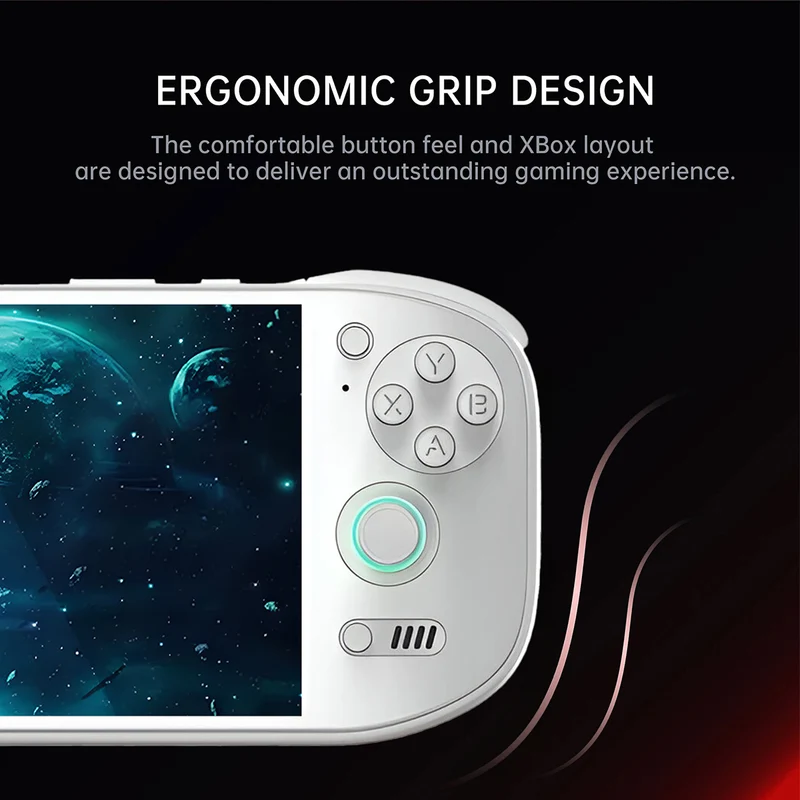 AYN Odin 2 Portal Pro Snapdragon 8gen2 Processor 7" 1080P 120Hz OLED 3D Curved Touch Screen 12GB RAM + 512GB SSD Android 13 Handheld Gaming Console (White)