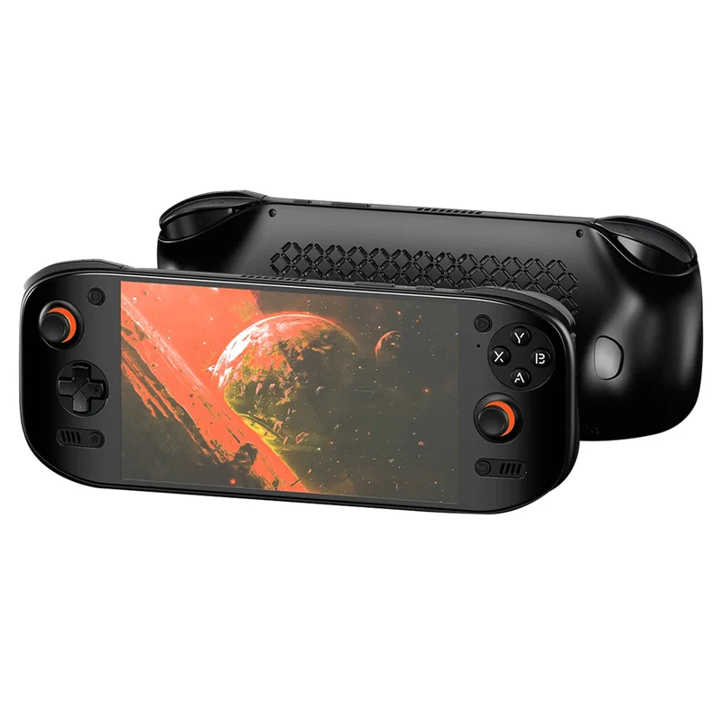 AYN Odin 2 Portal Base Snapdragon 8gen2 Processor 7" 1080P 120Hz OLED 3D Curved Touch Screen 8GB RAM + 128GB SSD Android 13 Handheld Gaming Console (Black)