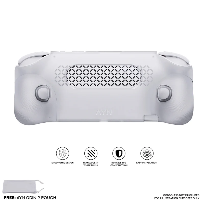 AYN Odin 2 Portal TPU Grip (Black, White) + AYN Odin 2 Pouch