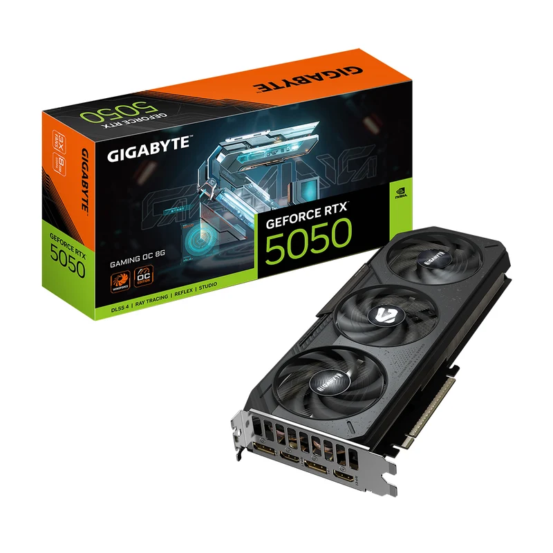 Gigabyte GeForce RTX 5050 Gaming OC 8GB GDDR6 Graphics Card