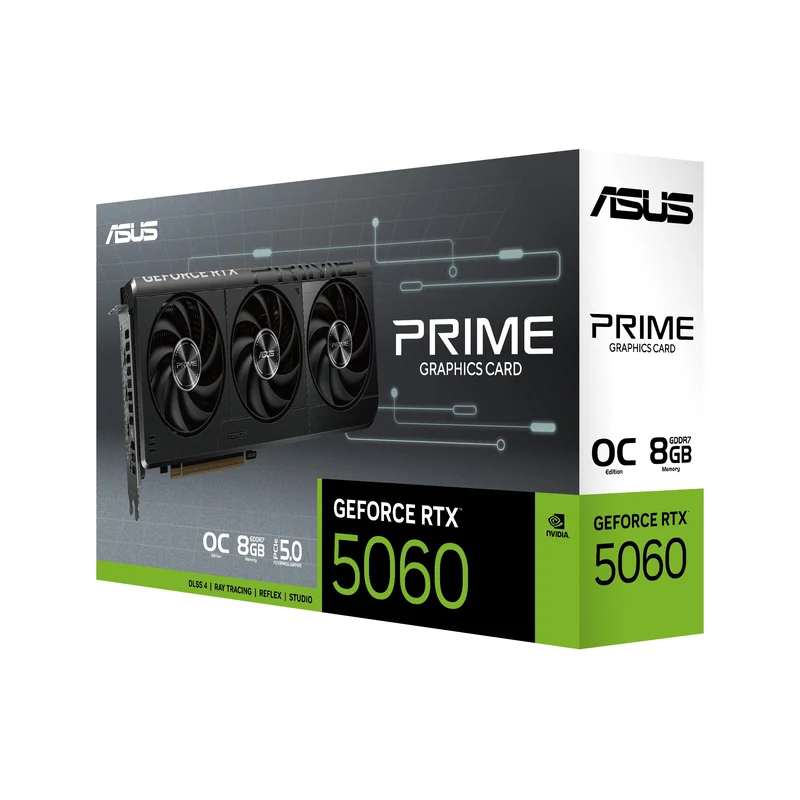 Asus Prime GeForce RTX 5060 OC 8GB GDDR7 Graphics Card