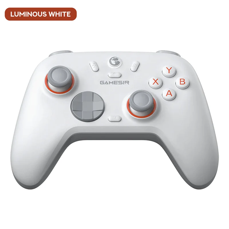 GameSir Nova 2 Lite Multiplatform Wireless Game Controller (Midnight Gray, Luminous White)