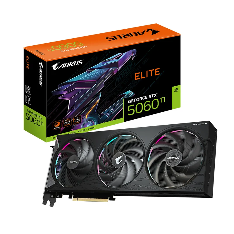 Gigabyte Aorus GeForce RTX 5060 Ti Elite 16GB GDDR7 Graphics Card