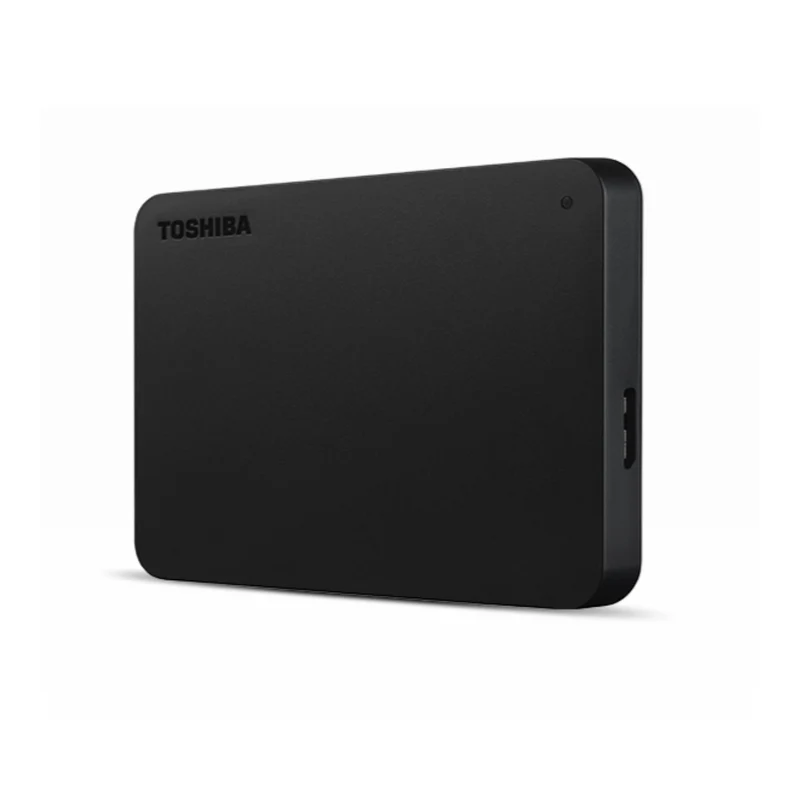 Toshiba Canvio Basics USB-C 1TB 2.5" USB 3.2 Portable External Hard Drive (Black)