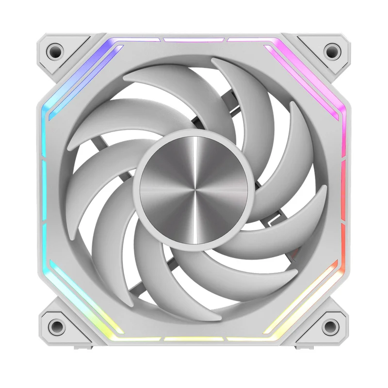 DarkFlash INF34 PWM ARGB Single Cooling Fan (Black, White)