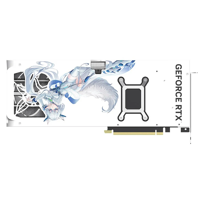 Manli Polar Fox GeForce RTX 5070 OC 12GB GDDR7 RGB Triple Cooler Graphics Card (M-N507PO/D712G-M3633)