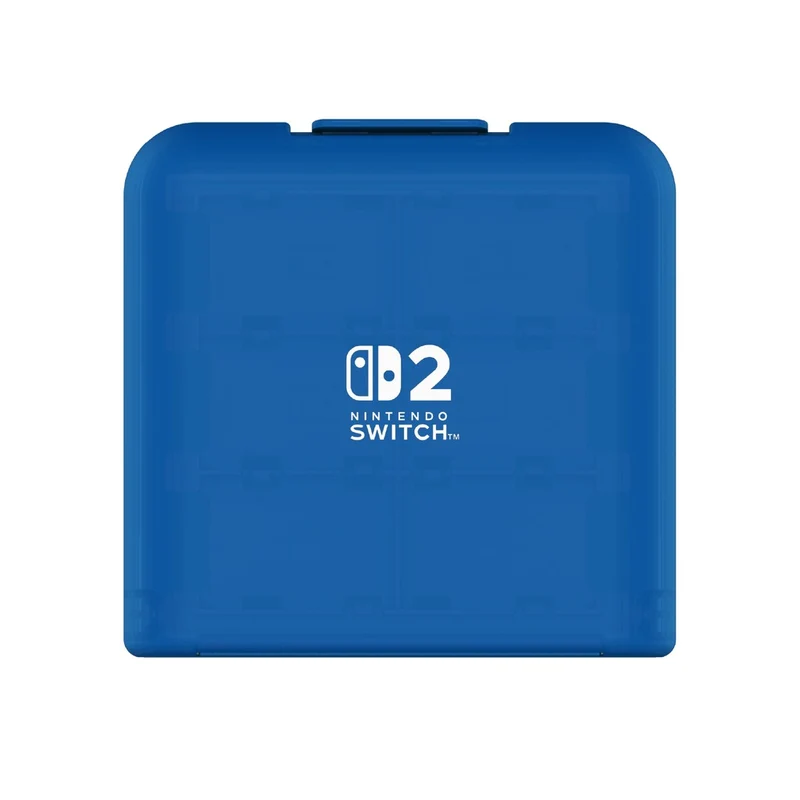 Hori Game Card Case 12 for Nintendo Switch 2 (Clear Blue, Clear Black) (NSX-069A, NSX-008A)