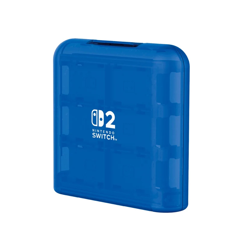 Hori Game Card Case 12 for Nintendo Switch 2 (Clear Blue, Clear Black) (NSX-069A, NSX-008A)