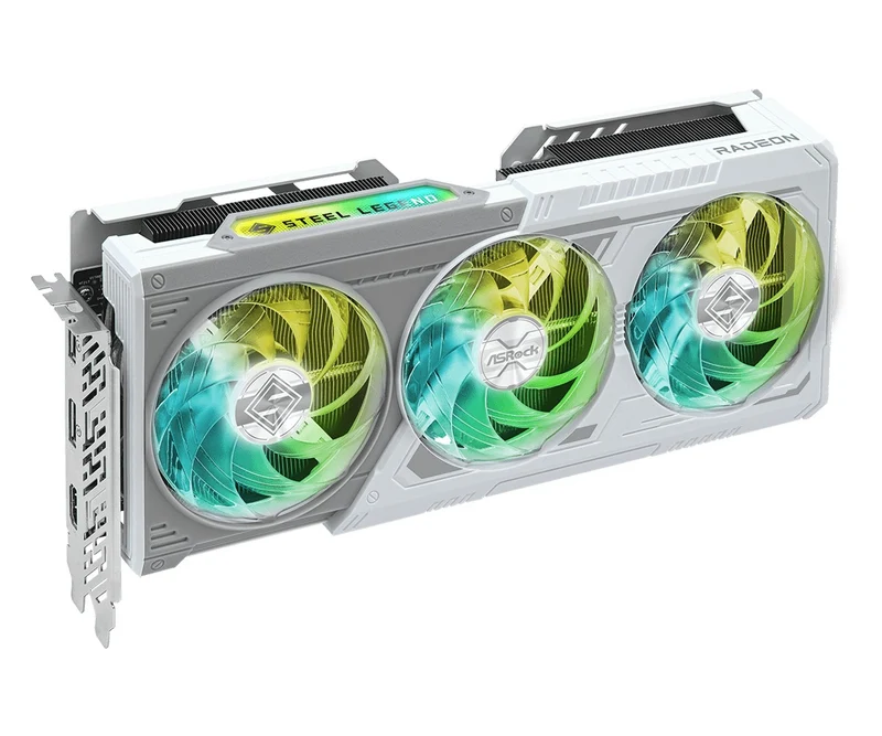 ASRock AMD Radeon RX 9060 XT Steel Legend 8GB GDDR6 OC Graphics Card