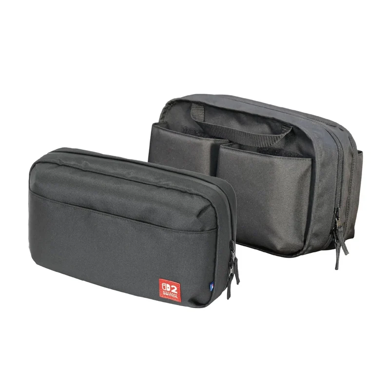 Hori Reversable Travel Pouch Nintendo Switch 2 (Black, Grey/Royal Blue, White/ Yellow)
