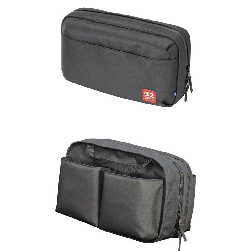 Hori Reversable Travel Pouch Nintendo Switch 2 (Black, Grey/Royal Blue, White/ Yellow)