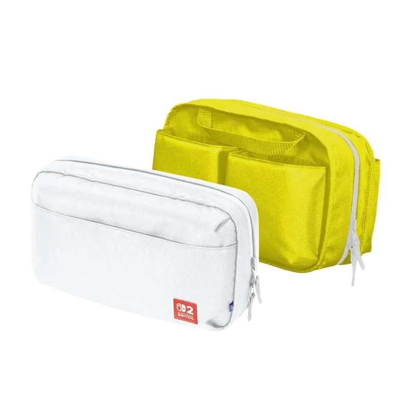 Hori Reversable Travel Pouch Nintendo Switch 2 (Black, Grey/Royal Blue, White/ Yellow)