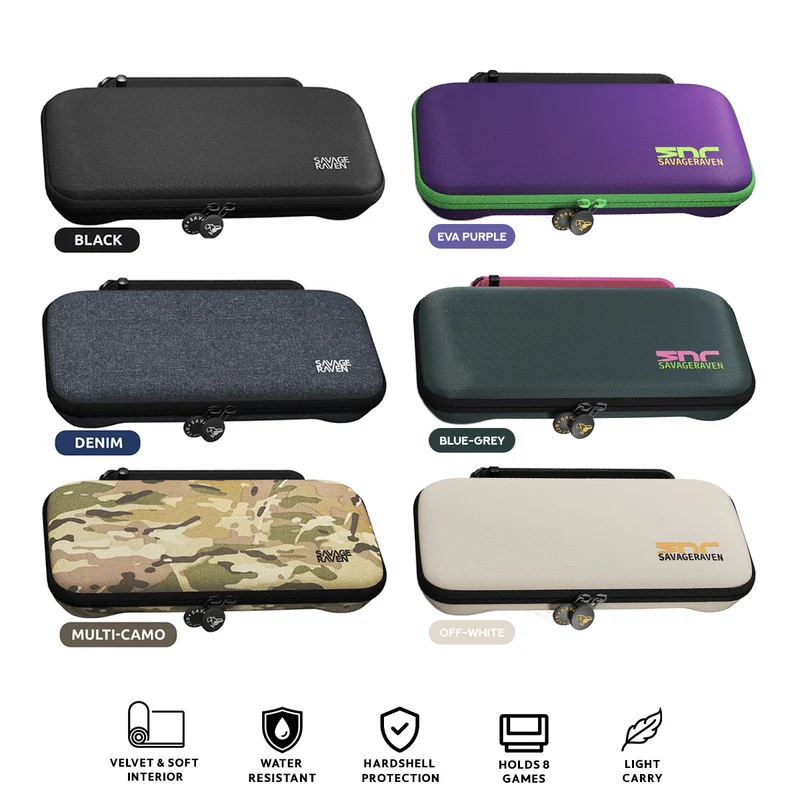 Skull & Co. EDC Case for Nintendo Switch 2 (Black, Denim, Multi-Camo, Eva Purple, Blue-Grey, Off-White)