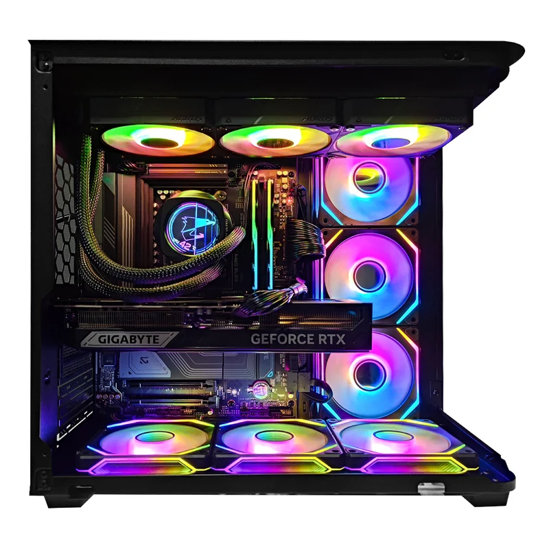 Ultra TK-3 Black Desktop Gaming PC | AMD Ryzen 7 7800X3D | 64GB RAM | 2TB SSD | RTX 5070 Ti | Windows 11 Pro