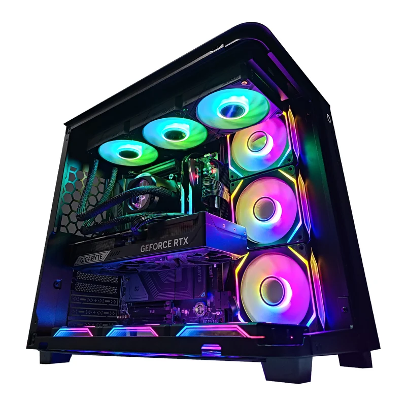 Ultra TK-3 Black Desktop Gaming PC | AMD Ryzen 7 7800X3D | 64GB RAM | 2TB SSD | RTX 5070 Ti | Windows 11 Pro