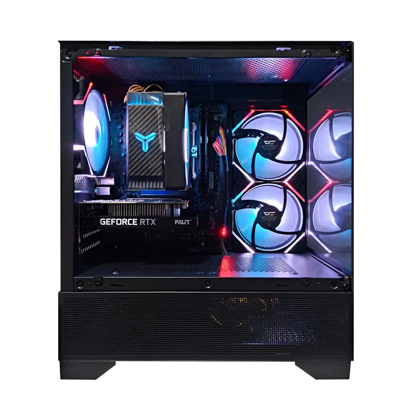 Alpha Eris V1 Black Desktop Gaming PC | Intel i5 12400F | 16GB RAM | 512GB SSD | RTX 3050 | Windows 11 Pro