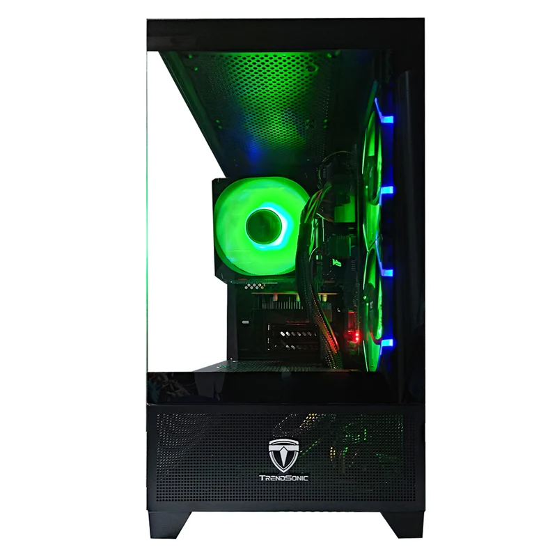 Alpha Eris V1 Black Desktop Gaming PC | Intel i5 12400F | 16GB RAM | 512GB SSD | RTX 3050 | Windows 11 Pro