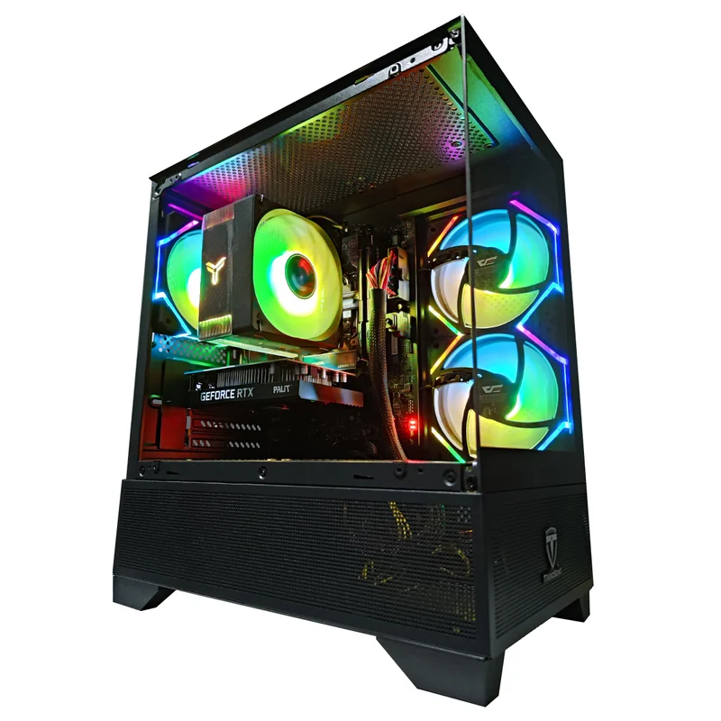 Alpha Eris V1 Black Desktop Gaming PC | Intel i5 12400F | 16GB RAM | 512GB SSD | RTX 3050 | Windows 11 Pro