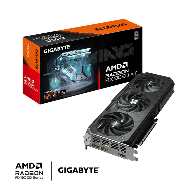 Gigabyte Radeon RX 9060 XT Gaming OC 16GB GDDR6 Graphics Card